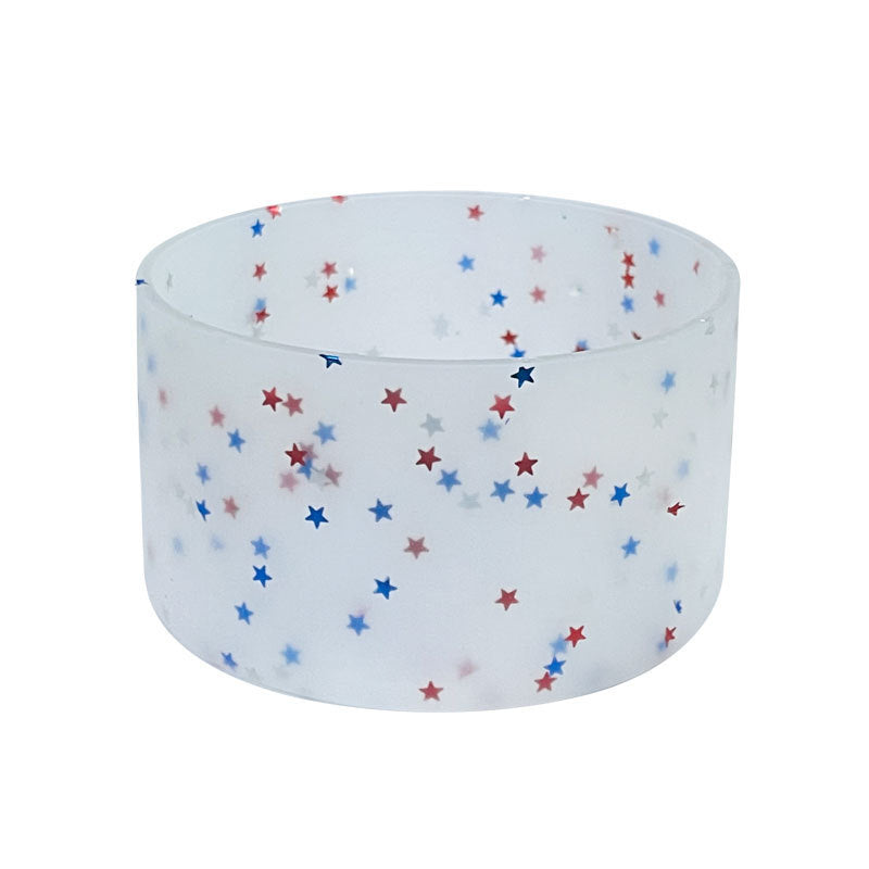 Wholesale Glitter Silicone Ice Cup Sports Water Bottle Space Cup Car Water Cup Silicone Cup Cover